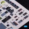 KELIK K72091 F-15C - interior 3D decals for FineMolds kit 1/72